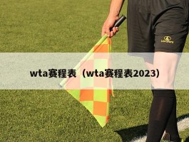 wta赛程表（wta赛程表2023）