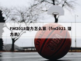 FM2018潜力怎么算（fm2021 潜力表）